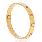 Cartier 18K Yellow Gold Size 16 New Locking System Bracelet - The Back Vault