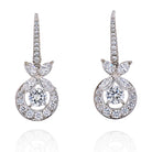 Graff 18K White Gold Classic Diamond Butterfly Earrings - The Back Vault