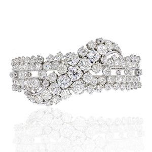 27 Carat Old Mine Cut Diamond Bracelet