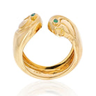 Cartier 18K Yellow Gold Falcon Head Anoubois Ring - The Back Vault