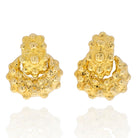 David Webb 18K Yellow Gold High Polish Bubble Doorknocker Earrings - The Back Vault