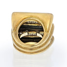 David Webb 18K Yellow Gold Radiator Diamond Ring - The Back Vault