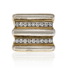 David Webb 18K Yellow Gold Radiator Diamond Ring - The Back Vault