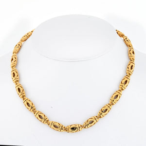 Cartier 18K Yellow Gold Double C Necklace