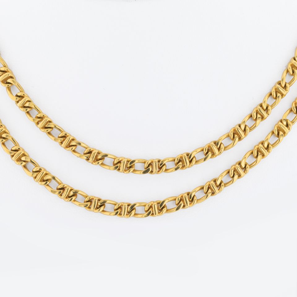 Tiffany & Co. 18K Yellow Gold Long Link Chain Vintage Necklace - The Back Vault