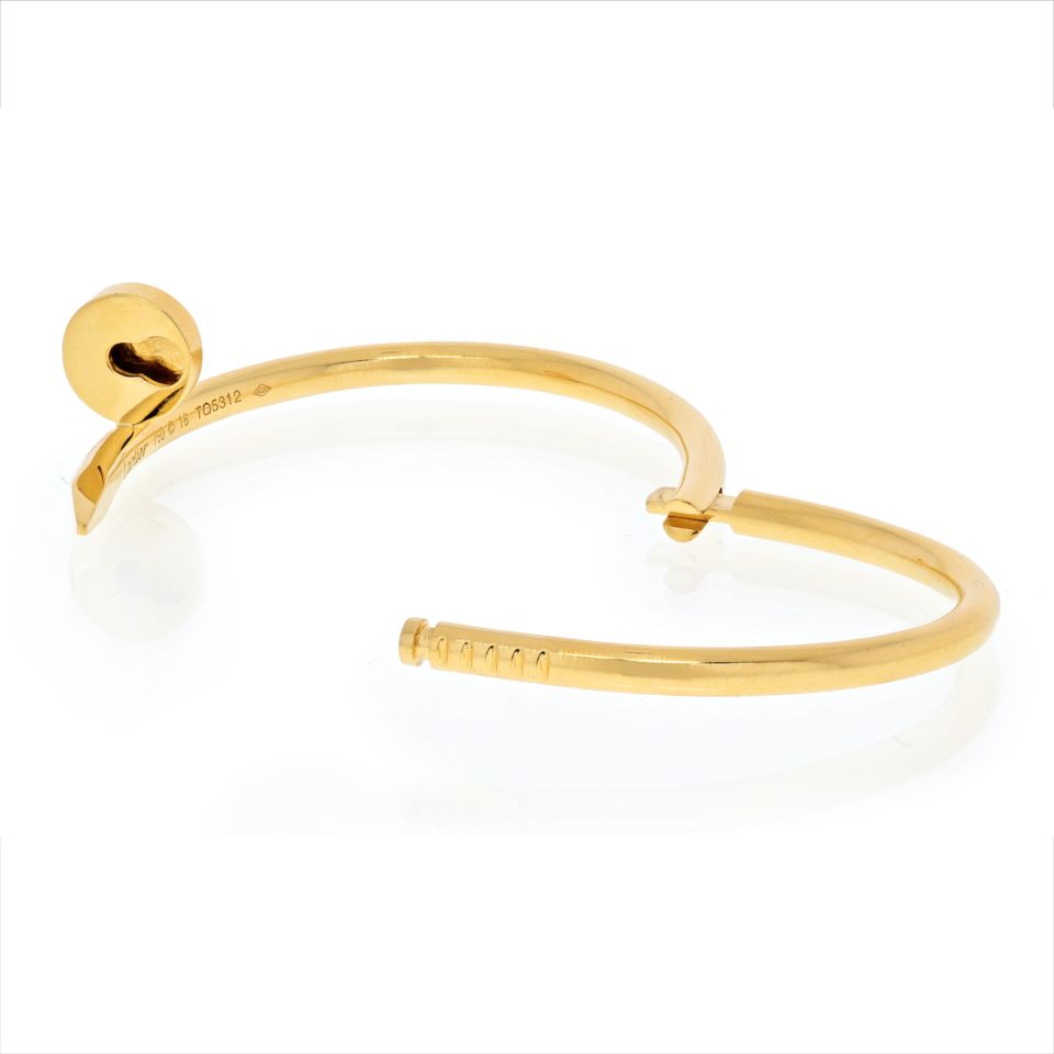 Cartier Juste Un Clou 18K Yellow Gold Juste Un Clou Size 16 Bracelet - The Back Vault