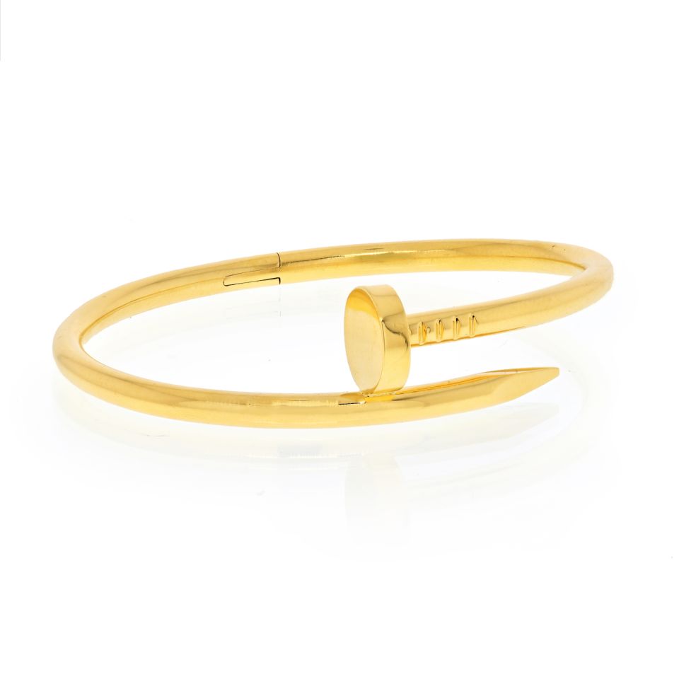 Cartier Juste Un Clou 18K Yellow Gold Juste Un Clou Size 16 Bracelet - The Back Vault