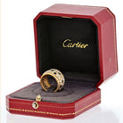 Cartier 18K Yellow Gold Nigeria Onyx And White Diamonds Ring - The Back Vault