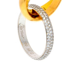 Cartier Platinum & 18K Yellow Gold Trinity Diamond Ring - The Back Vault