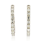 14K Yellow Gold Emerald Cut Diamond 5.25cts Earrings - The Back Vault