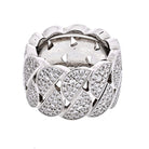 Cartier 18K White Gold La Dona Diamond EU 51 Ring - The Back Vault