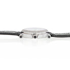 Chopard 18K White Gold Happy Sport Oval Dial Diamond Bezel 27/7012-23 Ladies Watch - The Back Vault