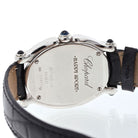 Chopard 18K White Gold Happy Sport Oval Dial Diamond Bezel 27/7012-23 Ladies Watch - The Back Vault