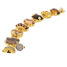 Judith Ripka 18K Yellow Gold Multi Gem Semi Precious Ambrosia Colorful Bracelet - The Back Vault