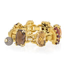 Judith Ripka 18K Yellow Gold Multi Gem Semi Precious Ambrosia Colorful Bracelet - The Back Vault