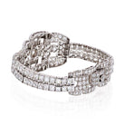 Platinum 35 Carats Diamond Deco Bracelet - The Back Vault