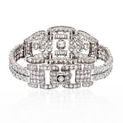 Platinum 35 Carats Diamond Deco Bracelet - The Back Vault