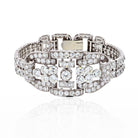 Platinum 35 Carats Diamond Deco Bracelet - The Back Vault