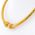 Lalaounis 18K Yellow Gold Textured Collar Torque Necklace - The Back Vault