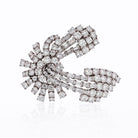 Platinum 8.00 Carat Diamond Spray Brooch - The Back Vault