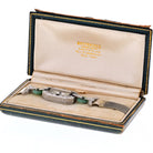 18K White Gold Art Deco Diamond And Jade Ladies Wrist Watch - The Back Vault