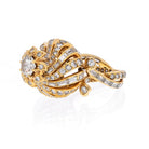 Sterle Paris 18K Yellow Gold 7.00ct Floral Diamond Ring - The Back Vault