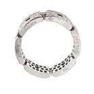 Cartier 18K White Gold Maillon Panthere Three Diamond Row Ring - The Back Vault