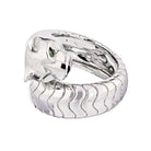 Cartier 18K White Gold High Polished Panthere Lakarda Ring - The Back Vault