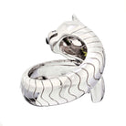 Cartier 18K White Gold High Polished Panthere Lakarda Ring - The Back Vault