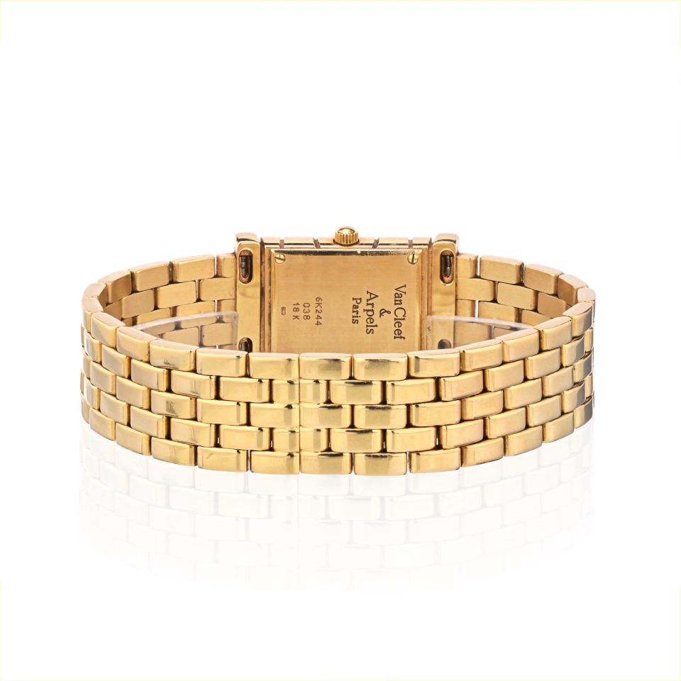 Van Cleef & Arpels Façade 18K Yellow Gold Vintage Watch - The Back Vault