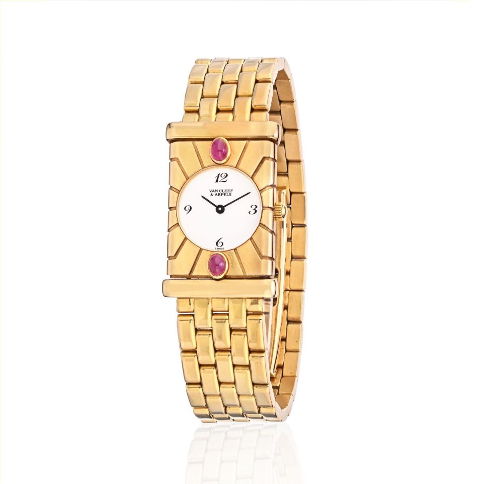 Van Cleef & Arpels Façade 18K Yellow Gold Vintage Watch - The Back Vault