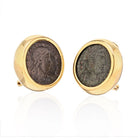 18K Yellow Gold Vintage Monet Earrings - The Back Vault