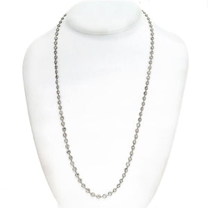 Platinum 24 inches 15 Carat Diamonds by the Yard Chain Necklace