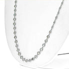 Platinum 7.76 Carat Diamond by the Yard Necklace - The Back Vault