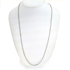 Platinum 7.76 Carat Diamond by the Yard Necklace - The Back Vault