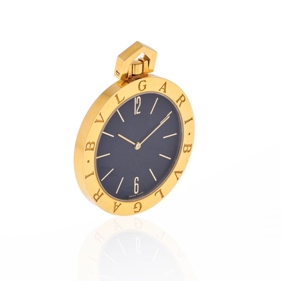 Bvlgari Bvlgari 18K Yellow Gold Pocket Watch - The Back Vault