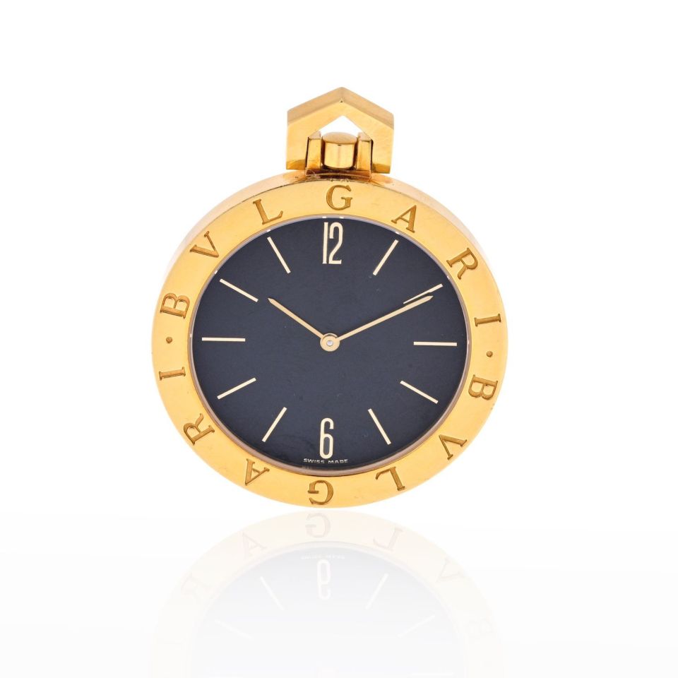 Bvlgari Bvlgari 18K Yellow Gold Pocket Watch - The Back Vault