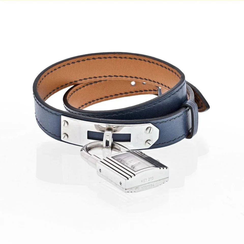Hermes Stainless Steel Kelly Double Tour Women Watch – The Back Vault