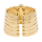 Cartier 18K Yellow Gold Egyptian Horus Falcon Bracelet - The Back Vault