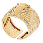 Cartier 18K Yellow Gold Egyptian Horus Falcon Bracelet - The Back Vault