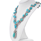 David Webb Platinum Turquoise And Diamond Necklace - The Back Vault