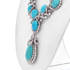 David Webb Platinum Turquoise And Diamond Necklace - The Back Vault