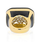 David Webb Diamond Cluster Large Impressive Statetement Ring - The Back Vault