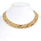 Cartier 18K Yellow Gold Mahango Walking Panthere Diamond Collar Necklace - The Back Vault