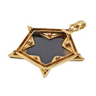 David Webb 18K Yellow Gold Tiger Eye Star Pendant - The Back Vault