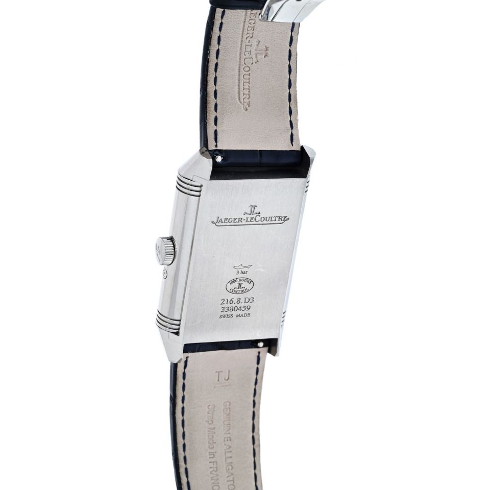 JAEGER-LECOULTRE Reverso Tribute Moon Manual-winding Silver Dial Men's Watch - The Back Vault