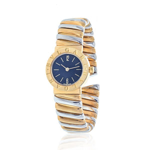 Bvlgari 18K Two Tone Two Tone Tubogas BB 232 T Women Watch