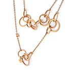 Chopard 18K Rose Gold Happy Diamonds Necklace - The Back Vault