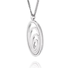 Chopard 18K White Gold Happy Spirit Floating Diamond Necklace - The Back Vault