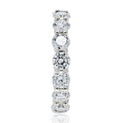 Platinum 4.11cttw Round Cut Diamond Eternity Eternity Band - The Back Vault